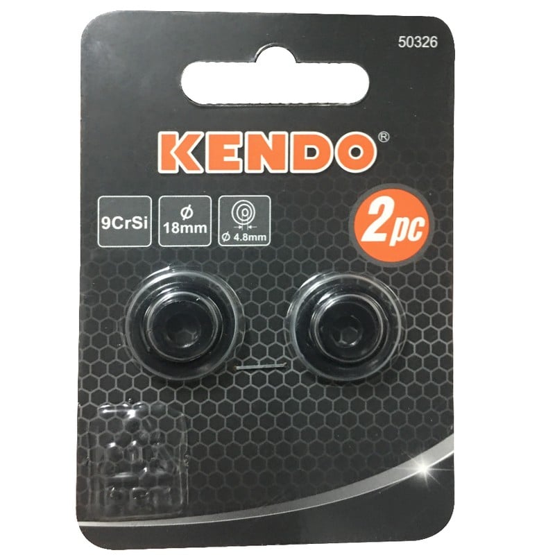 SKI - สกี จำหน่ายสินค้าหลากหลาย และคุณภาพดี | KENDO 50326 ลูกคัตเตอร์ตัดแป๊ป 3x18x4.8mm (แพ็ค 2 ชิ้น)